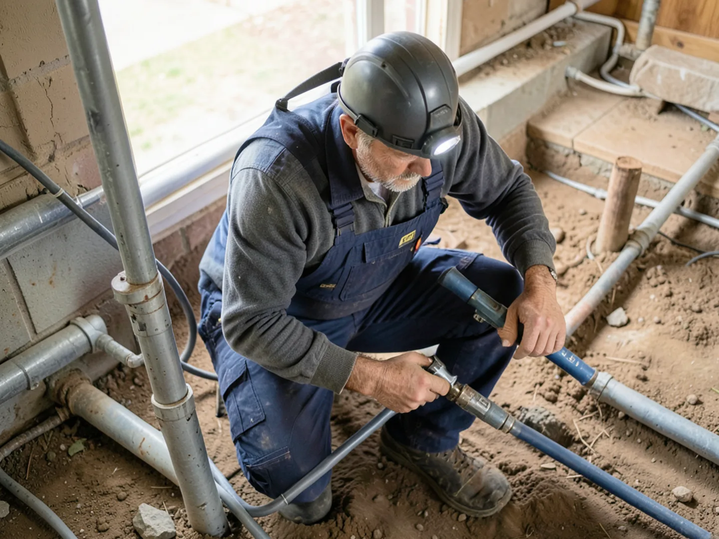 Historic Folsom Home Crawlspace Repiping - Folsom Plumbing